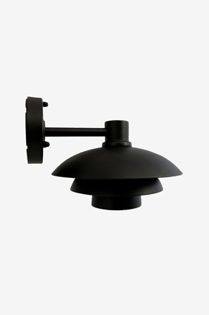 Dyberg Larsen - Vägglampa Morph D24 utomhus - Svart - Fasadbelysning - Från Homeroom