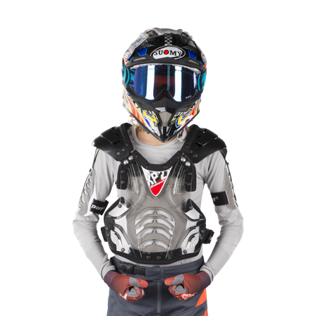 Ochraniacz Klatki Piersiowej Dziecięce Polisport XP2 Czarny Onesize