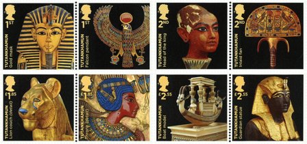 England 2022 - Tutankhamon - Postfrisk sæt 8v