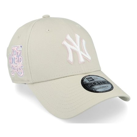 New Era - Beis adjustable Gorra - New York Yankees World Series Patch 9FORTY Stone Adjustable @ Hatstore