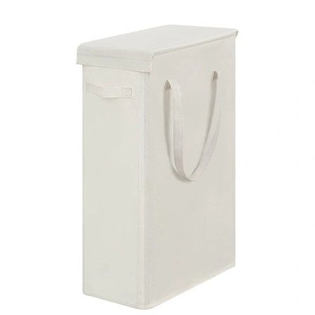 Kapea pyykkikori kahvalla, kokoontaitettava pyykkikori, kapea laukku, kokoontaitettava kangas