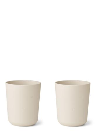 Stine Cup 2-Pack Home Meal Time Cups & Mugs Cups Creme Liewood