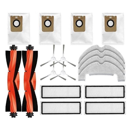 Reservedele og tilbehør til robotstøvsugere For Bot D10 Plus, Z10 Pro, L10 Plus - Hovedbørste, sidebørste, Hepa (FMY)