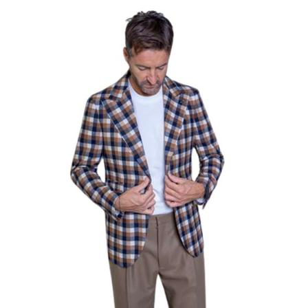 Gabriele Pasini Two buttons , Grijs , Heren , Maat: M Casual Overhemden