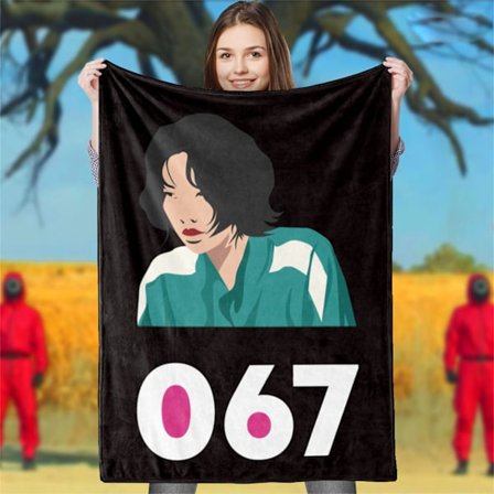 Koselig dekorativt teppe for stuesofa 80 x 100 cm