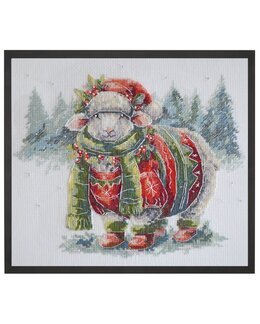 Stickpackung Bild Weihnachtsmaskottchen - Abris Art