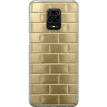Mobilskal till Xiaomi Redmi Note 9S med Gyllene Murstenar