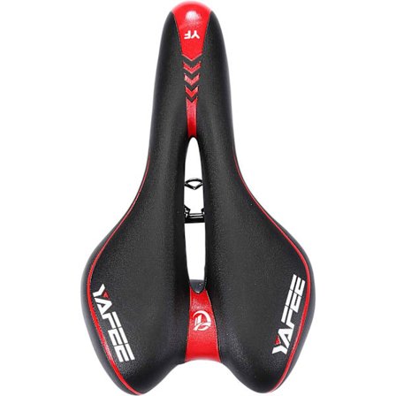 Mænd Kvinder Læder Polstret Cykelsadel Professionel Mountain Bik