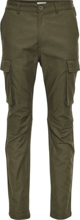 Knowledge Cotton Apparel Men's Trek Utility Cargo Pant Men everyday trousers Green L