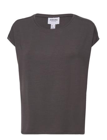 Vmava Plain Ss Top Ga Jrs Noos Grey Vero Moda