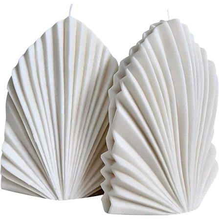 3D Geometri Design Silikone Lysform, Dekoreret Søjlelysform til DIY Håndværk, Voks Resin Gips Kunst (14x17x8cm)