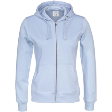 Huvtröja Zip Dam Cottover