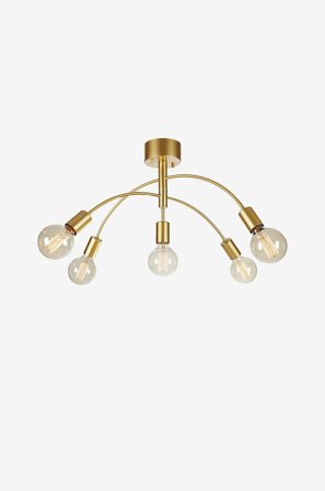 Markslöjd - Kattovalaisin CYGNUS, 5 lamppua - Kulta - Plafondit - - Homeroom