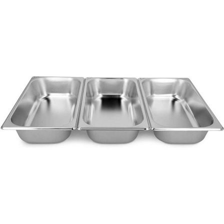 Leivityssetti ruostumattomasta teräksestä 3 kpl - 3x kulho leivitykseen 32,5x17,5x6,5 cm