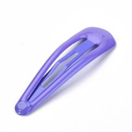 24 st.Emaljerade click-clack hårspänne 46.5x13mm