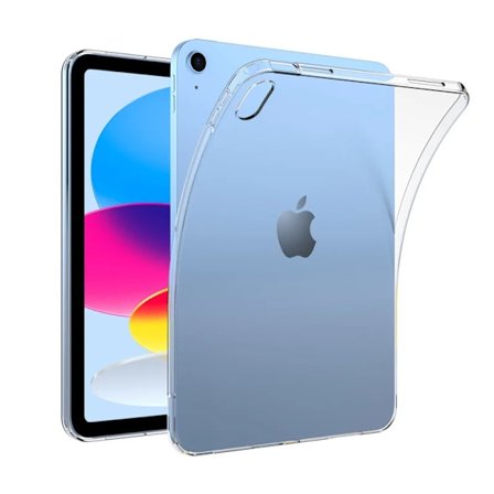För iPad A16 10:e generationens fodral ultratunt transparent skyddsfodral för iPad Air 5/4 mjukt silikonskal för pro 11 2022 2021 Funda