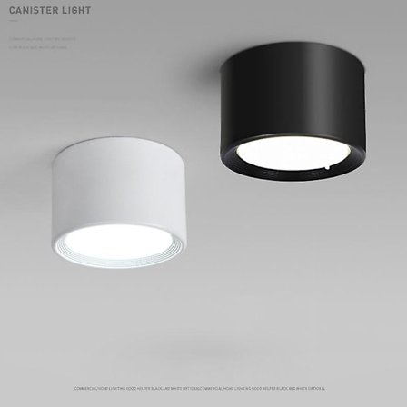 Pinta-asennettava 12w 15w Led-alasvalo Ajaton kattovalaisimet 5w 7w 9w Cob Led -kohdevalot Kattokiinnikkeet Valo