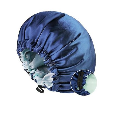 Satin Bonnet Silky Cap För Att Sova, Justerbar Satin Sleep Cap