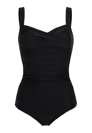 Abecita by Swegmark Capri Twisted Delight Baddräkt Dam Svart 40B/C