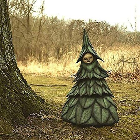 Hekser Skulpturer Kunst Dukke Skulpturer STREKENDE HEKS