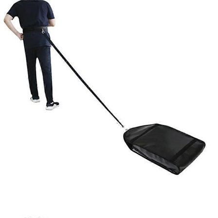 MIMIGO Säädettävä Painokelkka Sprintterille Nopeusharjoitteluun Sisätiloissa, Säädettävä Nopeussäkki 4,5–13,6 kg, Säädettävä Painokelkkasäkki