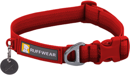 RuffWear Front Range Collar kaulapanta, punainen