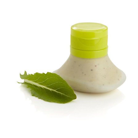 1 stycke silikonpresssalladburk enkel salladburk bärbar