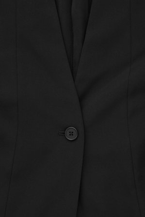 COS Women's The Draped-Waist Blazer in Black