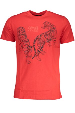 Cavalli Class T-shirt Maniche Corte Uomo Rosso