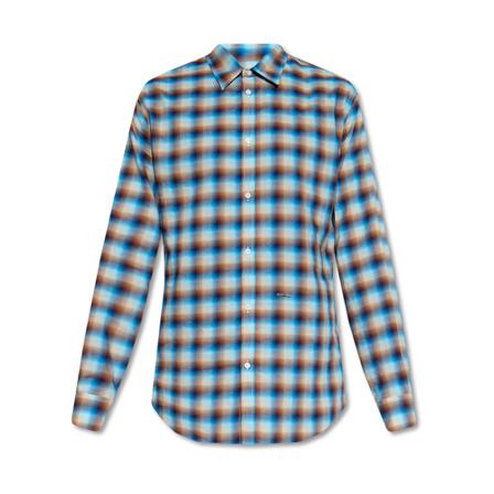 Dsquared2 Checked shirt Blå, Herre Skjorter, Størrelse: M