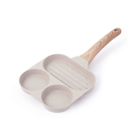 Æggepande, Ægge Stegepande, 3-I-1 Morgenmadspande, Æggepande, Sundt Kogegrej Æggekoger Pande