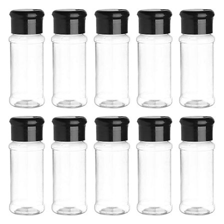 30 stk. krydderiglasbeholder salt peber krydderiglas perfekt med sillock låg til opbevaring af krydderier