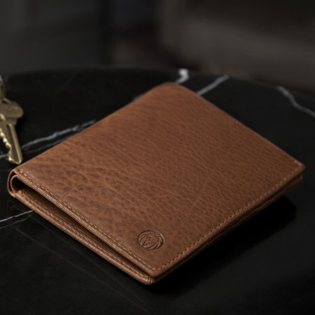 Cambodia 13 Slot Tan RFID Leather Wallet for Men - Wallets