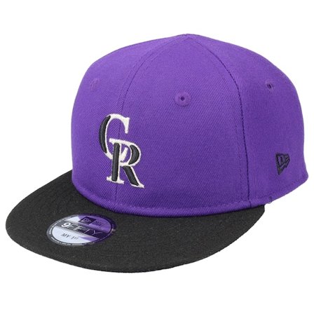 New Era - MLB Nachový snapback Kšiltovka - Kids Colorado Rockies My 1St 9FIFTY Purple/Black Strapback @ Hatstore