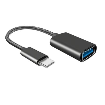 Bærbar USB OTG-kabel for nettbrett og telefoner muliggjør USB-enhetstilkobling med USB-inngang Type C/USB 5Pin-utgang