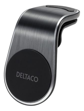 Deltaco ARM-C104 - bilholder for mobiltelefon - magnetisk, vinklet, slank