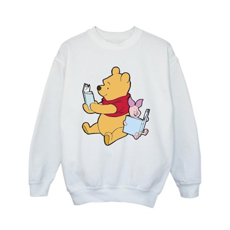 Nalle Puh Flickor Läströja 3-4 År Vit