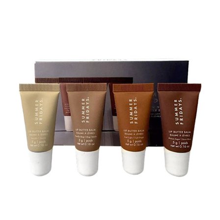 Summer Fridays Sheer Color Hydrating Lip Balm Mini Kit 5g * Fire stykker