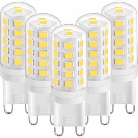 G9 LED-lamppu 3W luonnonvalkoinen 4000K, G9 LED-lamput 420LM, 28W 40W halogeenilamppu vastaava, G9 LED-maissilamput pöytävalaisimeen, välkkymätön, AC 