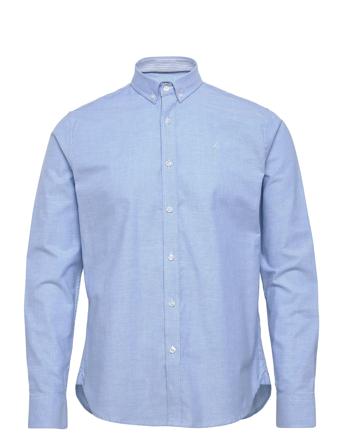 Oxford Stretch Plain L/S Blue Clean Cut Copenhagen