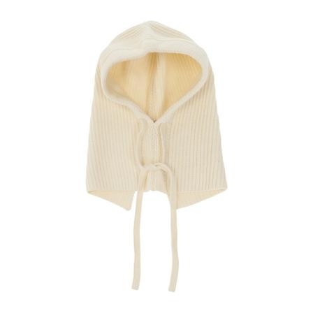 Halfboy Wool hood , Beige , Dames , Maat: ONE Size Hoeden