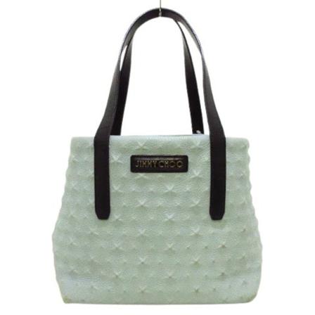 Jimmy Choo Pre-owned Pre-owned Læder hndtasker Blå, Dame Vintage Tasker, Størrelse: ONE Size