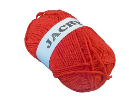 Akrylgarn 50 g, röd - Lyreco - Skola och förskola - Hobbymaterial - Garn