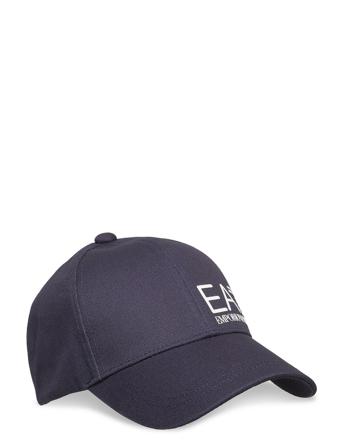 Train Core Id M Logo Accessories Headwear Caps Blå EA7