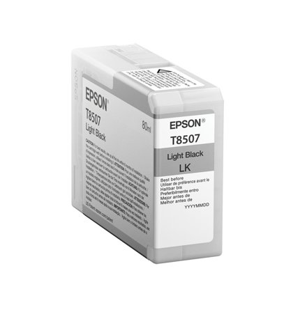 Epson T8507 - lys svart - original - blekkpatron