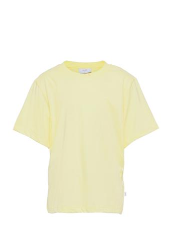 Our Asta Big Tee T-shirts Short-sleeved Keltainen Grunt
