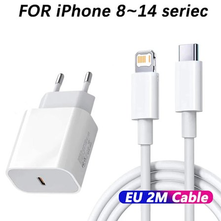 30W PD Snabbladdande USB C Laddare För iPhone 16 15 14 8 7 Plus 13 12 11 Pro XS Max XR XS X USB Typ C Laddarkabel Tillbehör