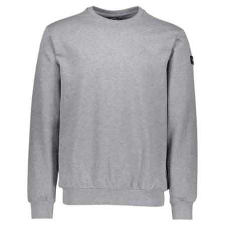 Paul & Shark Sweatshirt With Logo Patch Grå, Herre Sweatshirts
