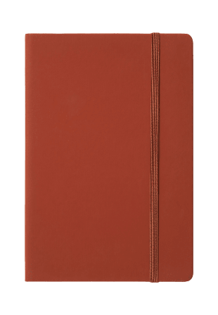 Åhléns Home Linjerad anteckningsbok A5 ROMEO Kontor & papper Brun ONESIZE