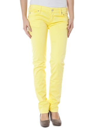 Zuelements Pantalone Donna Giallo